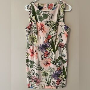 Alyx Floral Sleeveless Dress - Multicolor/Size 12P-Fits Like 8